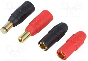 AS150-M+F, Вилка питания DC AS150 "папа" + "мама" провод под пайку