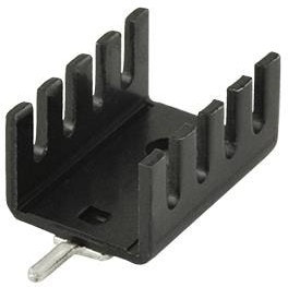 HSS-B20-0635H-02, Heat Sinks 19.05 x 13.21x12.7mm TO-220 solder pin