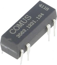 3563.1231.124, Реле: герконовое, SPDT, Uобмотки: 12ВDC, 400мА, макс.100ВDC, 5Вт