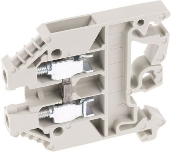 57.504.0055.0, TERMINAL BLOCK, DIN RAIL, 2 POSITION, 22-10AWG
