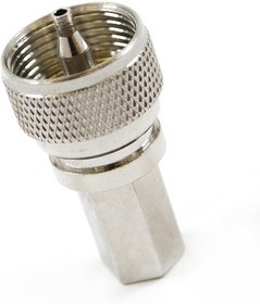 HYR-0605B (GU-605B) (UHF-7506B), Разъем UHF, штекер, RG-59, вкручивающийся (Twist-on)