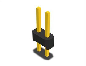 DS1021-2x1SF11-B, Plugin,P=2.54mm Pin Headers ROHS