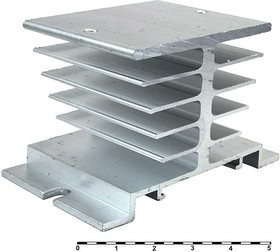 Охладитель 80х57х50мм TD1, Охладитель 80х57х50мм TD1, алюминий