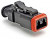AT06-2S-SR01BLK, AT Automotive Connector Plug 2 Way, Crimp Termination