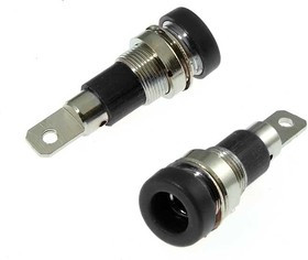 Z009 4mm panel jack BLACK