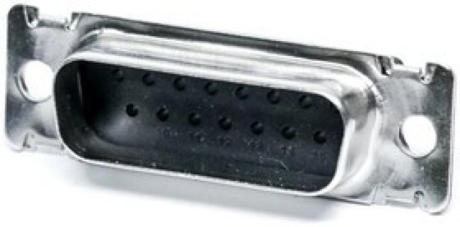 2335889-2, D-Sub Standard Connectors AMPLIMITE SZ 2 PLUG 15 POS, ST STL SHEL