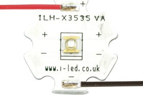 ILH-XC01-S390- SC211-WIR200, ILH-XC01-S390- SC211-WIR200 , C3535 1 Powerstar Series UV LED, 390nm 400mW 125 °, 4-Pin Surface