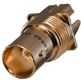 UCBBJE20-3, RF Connectors / Coaxial Connectors BNC Blkhd Jack 75Ohm .084 Board Edge Mnt