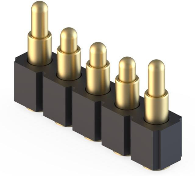 812-22-005-30-030101, Headers & Wire Housings SpringLoaded Con SMT Single Row 5-Pin 812-22-005-30-030101, Headers & Wire Housings SpringLoaded Con SMT Single Row 5-Pin