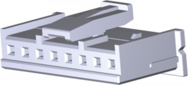 1969442-2, 2.5mm 1x2P 2 1 P=2.5mm Rectangular Connectors Housings