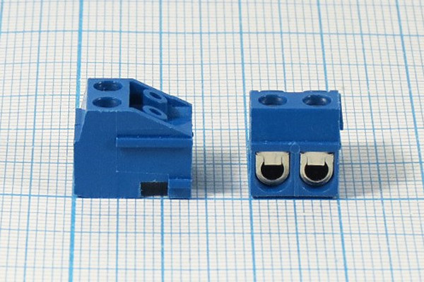 GS005-5,0-02P-12, Клеммник 2-контактный, 5мм, прямой; №2681 G клеммн наборный \\2C5 \плат\\GS005-5,0-02P-12\