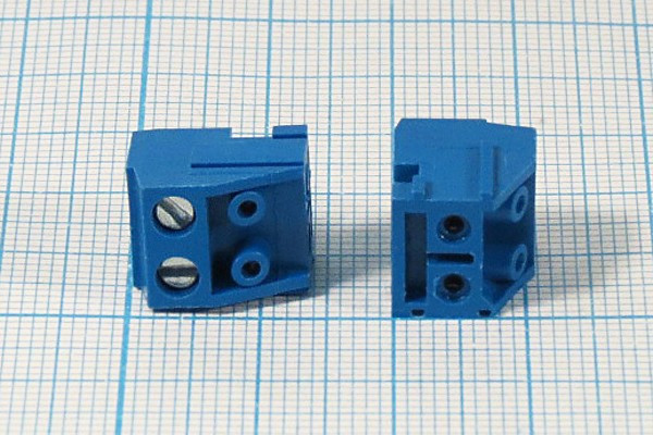 GS005-5,0-02P-12, Клеммник 2-контактный, 5мм, прямой; №2681 G клеммн наборный \\2C5 \плат\\GS005-5,0-02P-12\