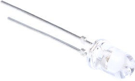 HLMP-CB1B-XY0DD, 3.2 V Blue LED 5mm Through Hole, HLMP-CB1B-XY0DD