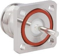 431-131J-52S, RF Connectors / Coaxial Connectors 4-Hole Flange Recpt Post Contact 50 Ohm