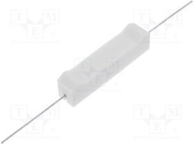 AX10WA-2R2, Резистор: проволочный, керамический, THT, 2,2Ом, 10Вт, ±5%