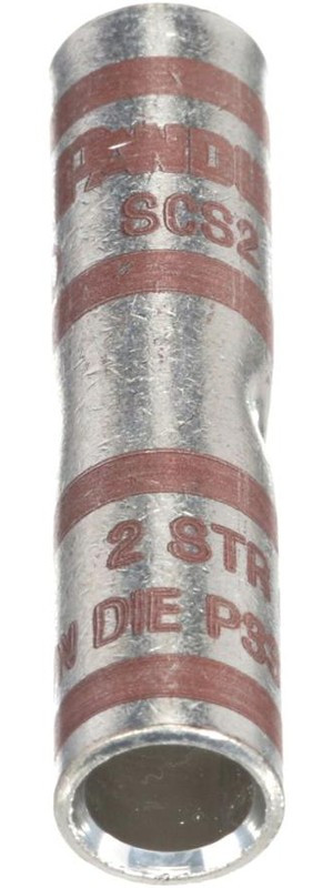 SCS2-Q, Terminals COPPER SPLICE SHORT BRL #2 AWG