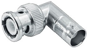 82-022, RF Adapter, Right Angled, BNC Socket - BNC Plug, 50Ohm