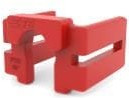 2334614-1, Heavy Duty Power Connectors PWR VERSA-LOCK BACK COVER 1P