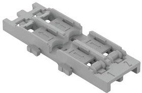 0221-2532, MOUNTING CARRIER, 2POS, DIN35 RAIL, GREY
