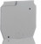 1SNA116987R0200, FEMR8 Series End Cover for Use with DIN Rail Terminal Blocks 1SNA116987R0200, FEMR8 Series End Cover for Use with DIN Rail Terminal Blocks