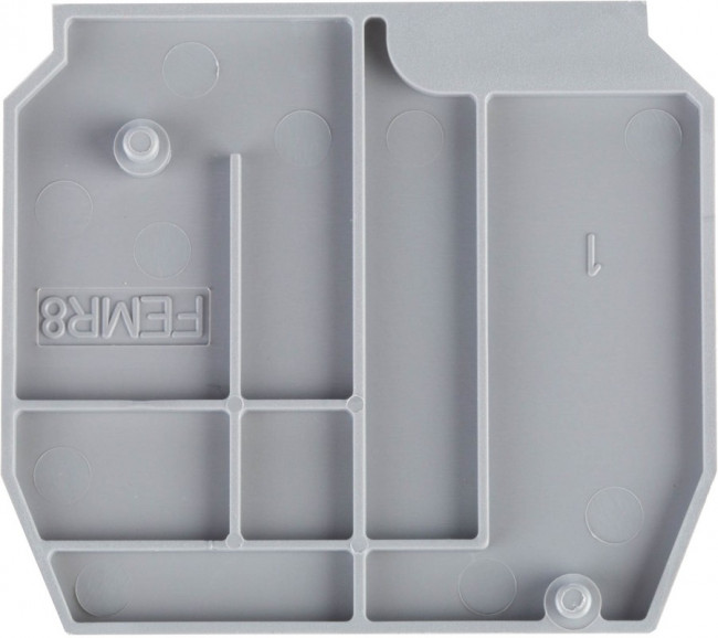 1SNA116987R0200, FEMR8 Series End Cover for Use with DIN Rail Terminal Blocks 1SNA116987R0200, FEMR8 Series End Cover for Use with DIN Rail Terminal Blocks