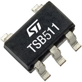 TSB511ILT, TSB511ILT , Low Noise, Op Amps, RRIO, 6MHz, 2.7 - 36 V, 5-Pin SOT23-5 TSB511ILT, TSB511ILT , Low Noise, Op Amps, RRIO, 6MHz, 2.7 - 36 V, 5-Pin SOT23-5