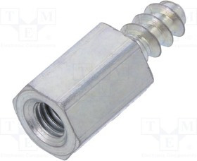 TFM-M3X8/224ST3.3, Дистанцирующая стойка с резьбой, 8мм, Внутр.резьба: M3, сталь