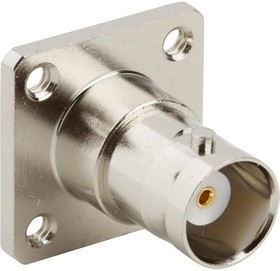 112511, RF Connectors / Coaxial Connectors BNC 4 HOLE PANEL JACK SOLDER CUP