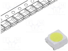IN-P32AT5UW, LED; SMD; 3528,PLCC2; white; 600mcd; 120°; 5mA; 2.7?3V; Front: flat