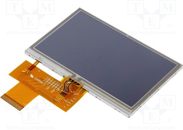 DEM 480272P VMX-PW-N (A-TOUCH), Дисплей: TFT, 4,3", 480x272, Подсвет: LED, Разм: 105,5x67,2x4мм DEM 480272P VMX-PW-N (A-TOUCH), Дисплей: TFT, 4,3", 480x272, Подсвет: LED, Разм: 105,5x67,2x4мм