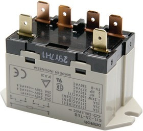 G7L-2A-TUB 12VDC, Industrial Relay G7L 2NO DC 12V 25A Quick Connect Terminal