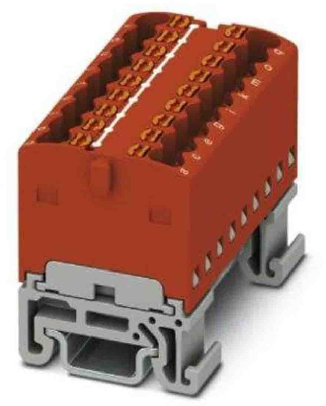 3002934, DIN Rail Terminal Blocks PTFIX 18X1,5-NS15ARD