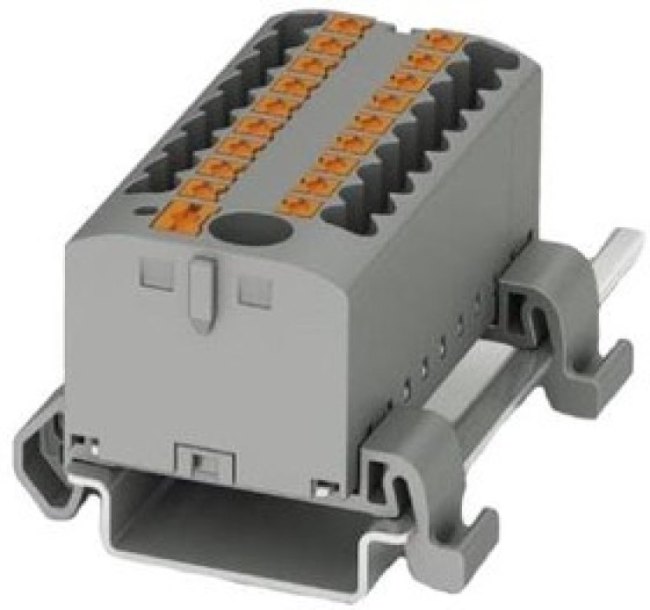 3273226, DIN Rail Terminal Blocks PTFIX6/12X2,5NS35AYE 2.5mm2 w/6mm2 feedi 3273226, DIN Rail Terminal Blocks PTFIX6/12X2,5NS35AYE 2.5mm2 w/6mm2 feedi