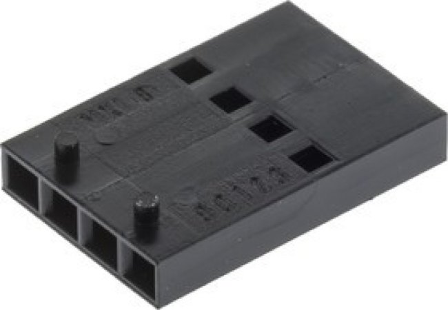 90123-0104, C-Grid III Female Connector Housing, 2.54mm Pitch, 4 Way, 1 Row