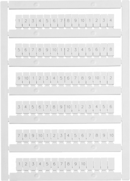 332722, "Маркировка для лазерной печати ""1-10"" OptiClip MC5/H/1-10"