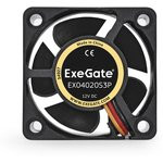 Вентилятор ExeGate EX04020S3P, 40x40x20 мм, подшипник скольжения, 3pin, 5500RPM, 22dBA Вентилятор ExeGate EX04020S3P, 40x40x20 мм, подшипник скольжения, 3pin, 5500RPM, 22dBA