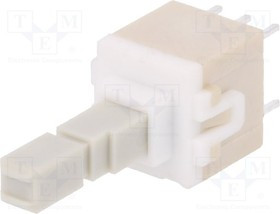 PVA2EEH21.7NV2, Keylock Switches 100mA 32VDC DPDT Push-Push 23mm