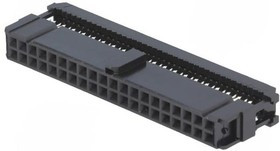 1658621-9, 40-Way IDC Connector Socket for Cable Mount, 2-Row