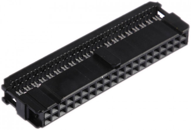 1658621-9, 40-Way IDC Connector Socket for Cable Mount, 2-Row 1658621-9, 40-Way IDC Connector Socket for Cable Mount, 2-Row