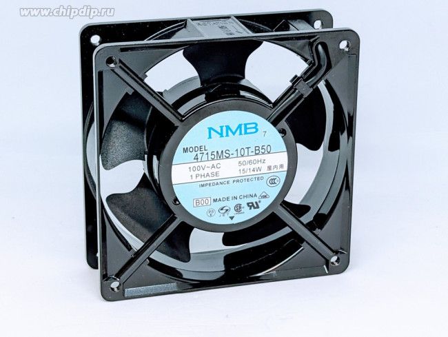 Вентилятор NMB 4715MS-10T-B50 100v 50/60hz клемма 120x38