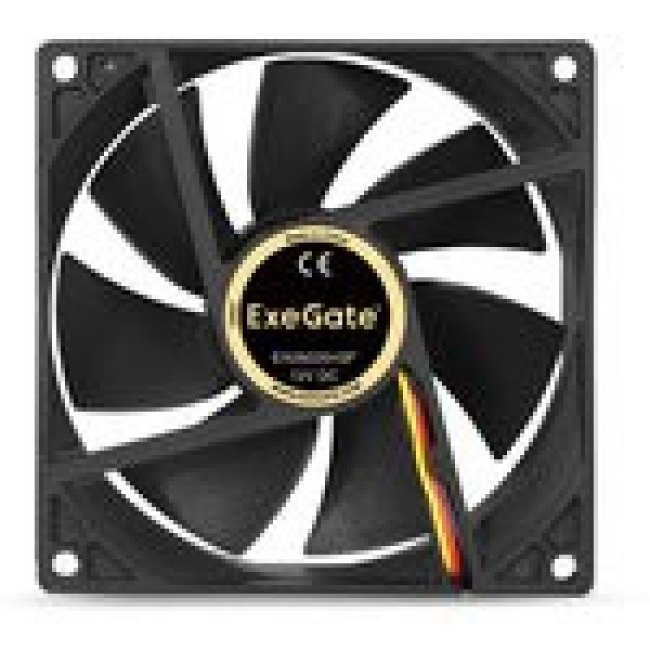 Вентилятор ExeGate EX09225H3P, 92x92x25 мм, гидродинамический, 3pin, 2000RPM, 23dBA