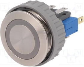 3-102-773, Pushbutton Switches 22mm 100mA 30VDC RING ILLUM SSA