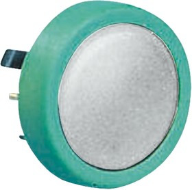 1241.1106.7098, IP65 White Button Tactile Switch, SPST 80 mA