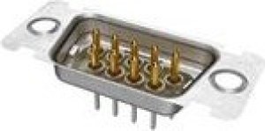 DE09P364TXLF, D-Sub Standard Board Mount Connector, Input Output Connectors, Signal 09 Way Pin Vertical, without Accessory DE09P364TXLF, D-Sub Standard Board Mount Connector, Input Output Connectors, Signal 09 Way Pin Vertical, without Accessory