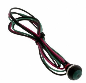 PB6B2FM6M1CAL07Y500, Pushbutton Switches PB OFF/ON FC Green Blue LED IP68 .5mLHS