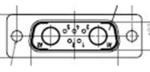 172704-0035, Комбинированный разъем D Sub, Серия FM, DA-7W2, Штекер, 7 контакт(-ов), 5 Signal, 2 Power 172704-0035, Комбинированный разъем D Sub, Серия FM, DA-7W2, Штекер, 7 контакт(-ов), 5 Signal, 2 Power