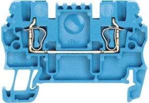 1775490000, Printers Series Blue Feed Through Terminal Block, 1.5mm², Single-Level, Clamp Termination