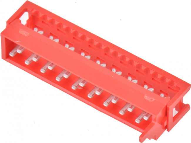 1-215083-8, 18-Way IDC Connector Plug, 2-Row