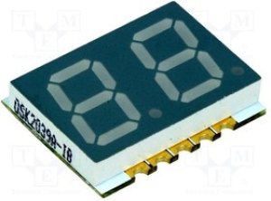 OSK2039A-LY, Дисплей: LED, 7-сегментный, 10мм, 0,39", II.зн: 2, желтый, 5-15мкд OSK2039A-LY, Дисплей: LED, 7-сегментный, 10мм, 0,39", II.зн: 2, желтый, 5-15мкд