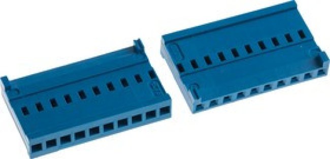 1-281838-0, AMPMODU HE13/HE14 Female Connector Housing, 2.54mm Pitch, 10 Way, 1 Row